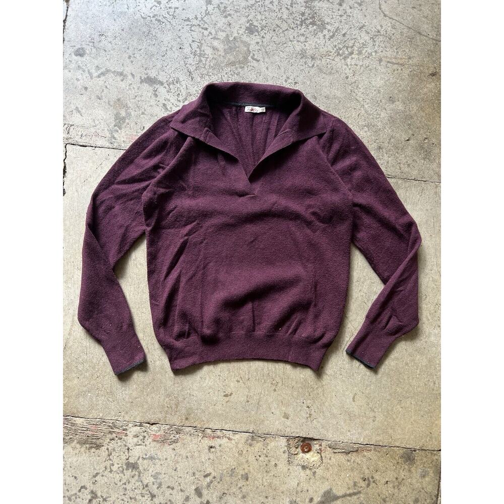 Faherty Maroon Polo Sweater Women’s‎ Medium
